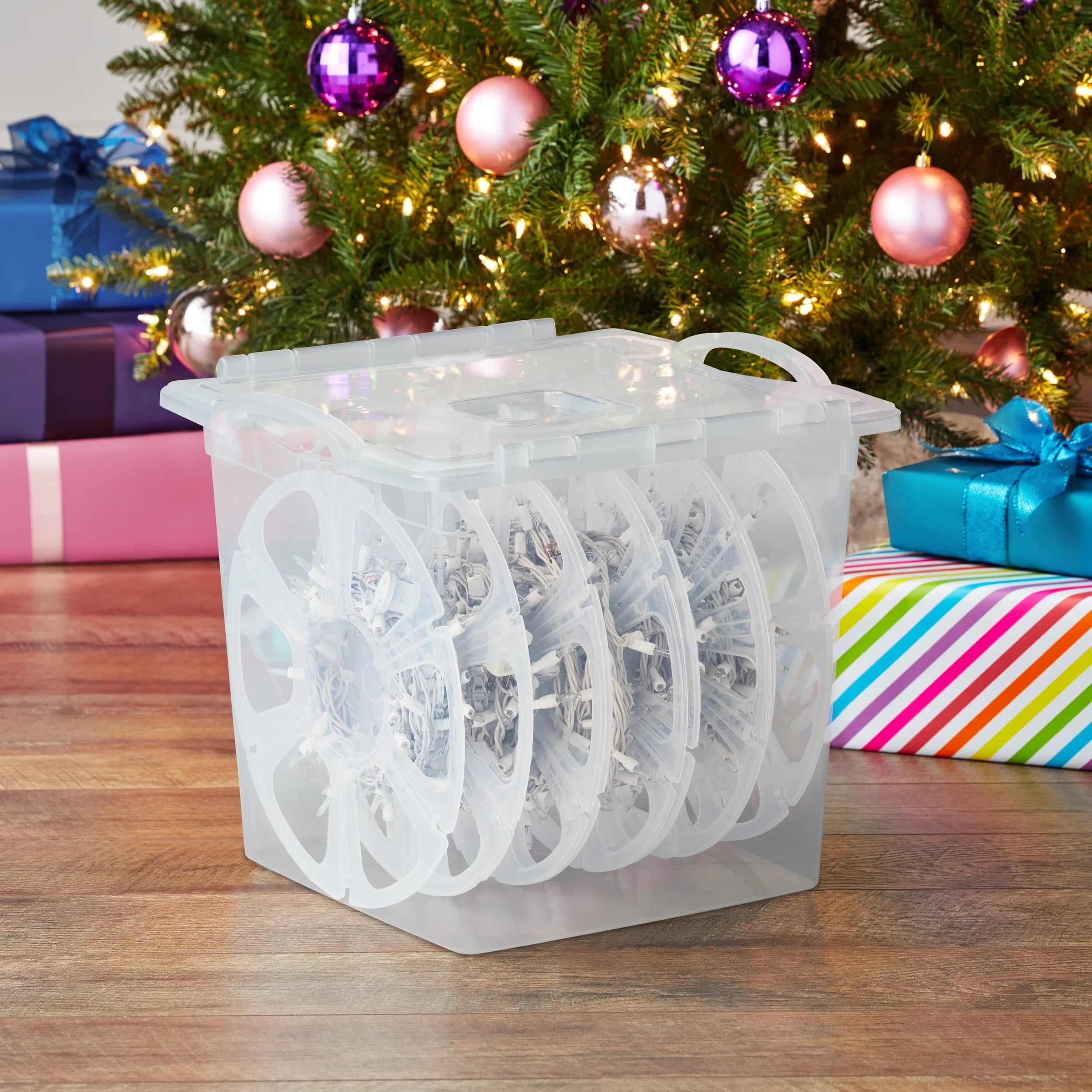 The Home Edit Christmas Light Storage Organizer, Set of 2