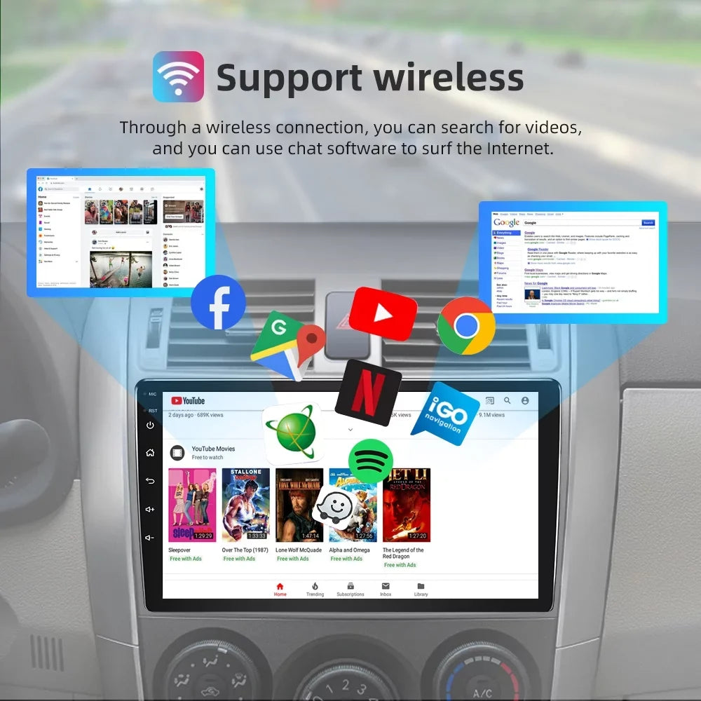 JMANCE 9 inch  CarPlay & Android Auto Car Stereo Receiver, Car Radio Compatible with 2010-2013 Mazda 3 with backup camera