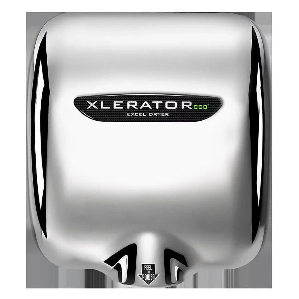 Excel Dryer XL-CV-ECO Hand Dryer XLERATOR XL-C-ECO Automatic, Surface-Mounted, Cast Cover, Chrome PLatitudeed, 208-277V Standard Nozzle