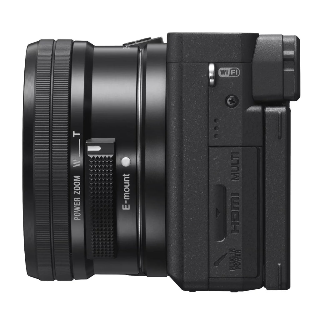 ILCE6400L/B Mirrorless Digital Camera with 16-50mm (Black) Holiday Bundle