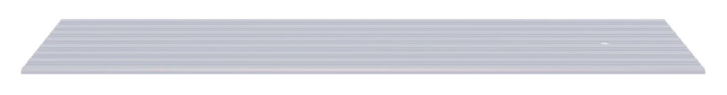 CRL 492A72 8" Aluminum Commercial Saddle Threshold - 73" Length