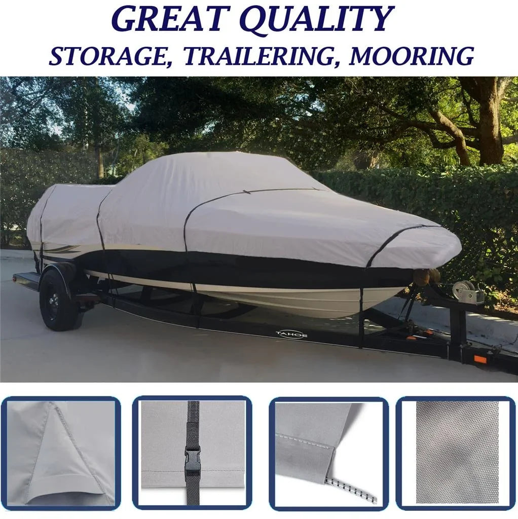 BOAT COVER Compatible for SEA PRO CITATION RIVIERA XL/DLX SPEC I/O ALL YEARS STORAGE, TRAVEL, LIFT