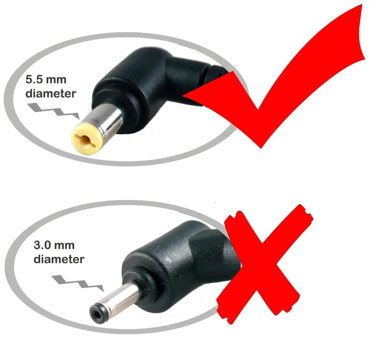 iTEKIRO Car Charger for Acer TravelMate TMP455 TMP455-M TMP455-M-5406 TMP455-M-7462 TMP645 TMP645-M TMP645-M-5609 TMP645-M-7832 TMP645-MG TMP645-MG-5409 TMP645-MG-7653 TMP645-V TMP645-V-6446