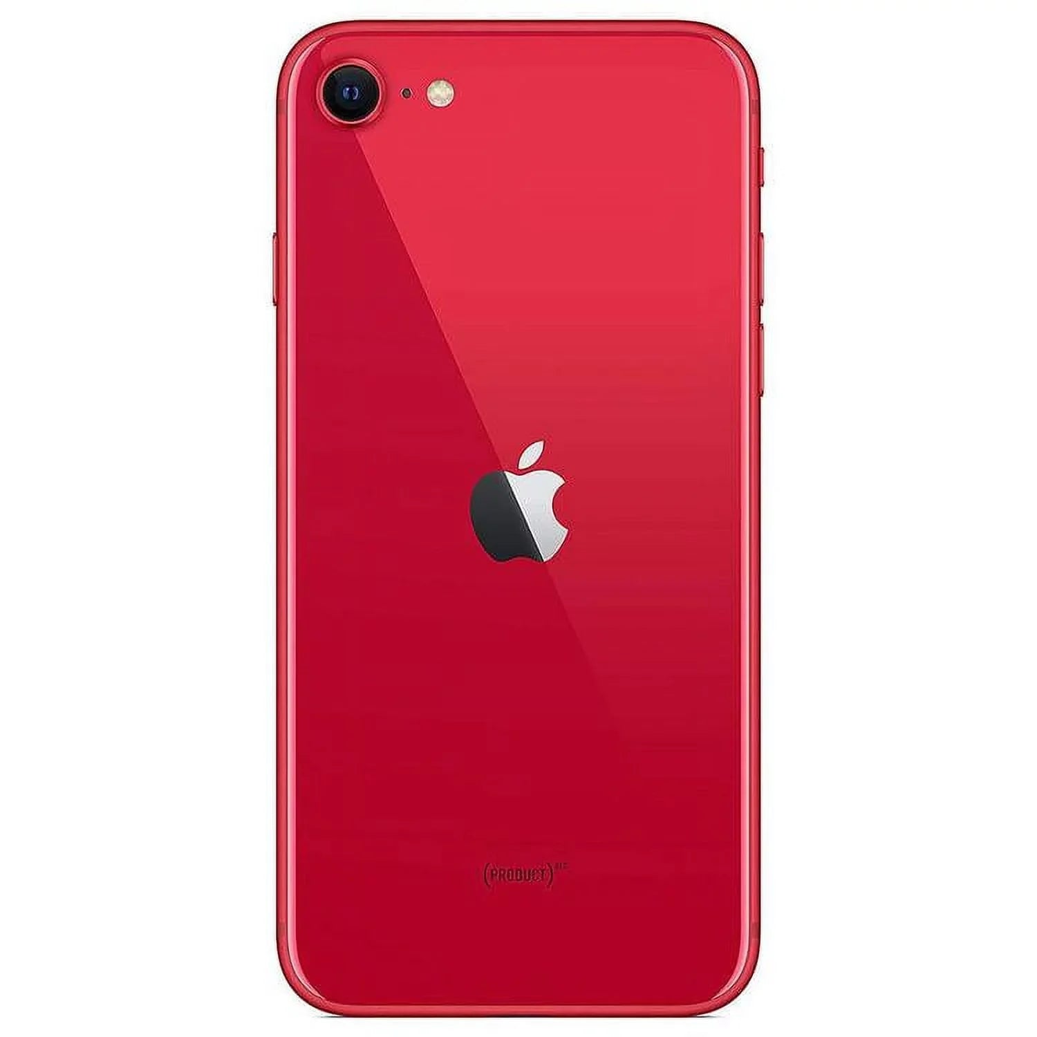 Restored  iPhone SE (2nd Gen) A2275 (Fully Unlocked) 64GB Red w/ Pre-Installed Tempered Glass (Refurbished)