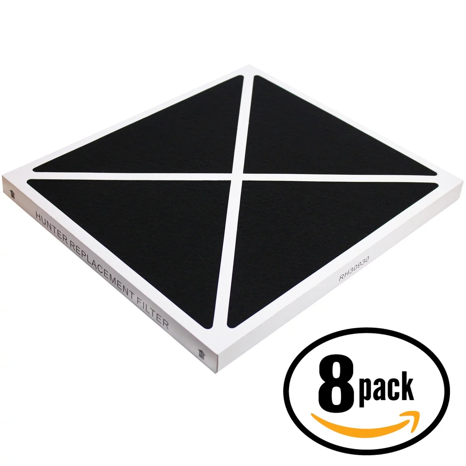 8-Pack Replacement Hunter 37375 Air Purifier Filter - Compatible Hunter 30930 Air Filter