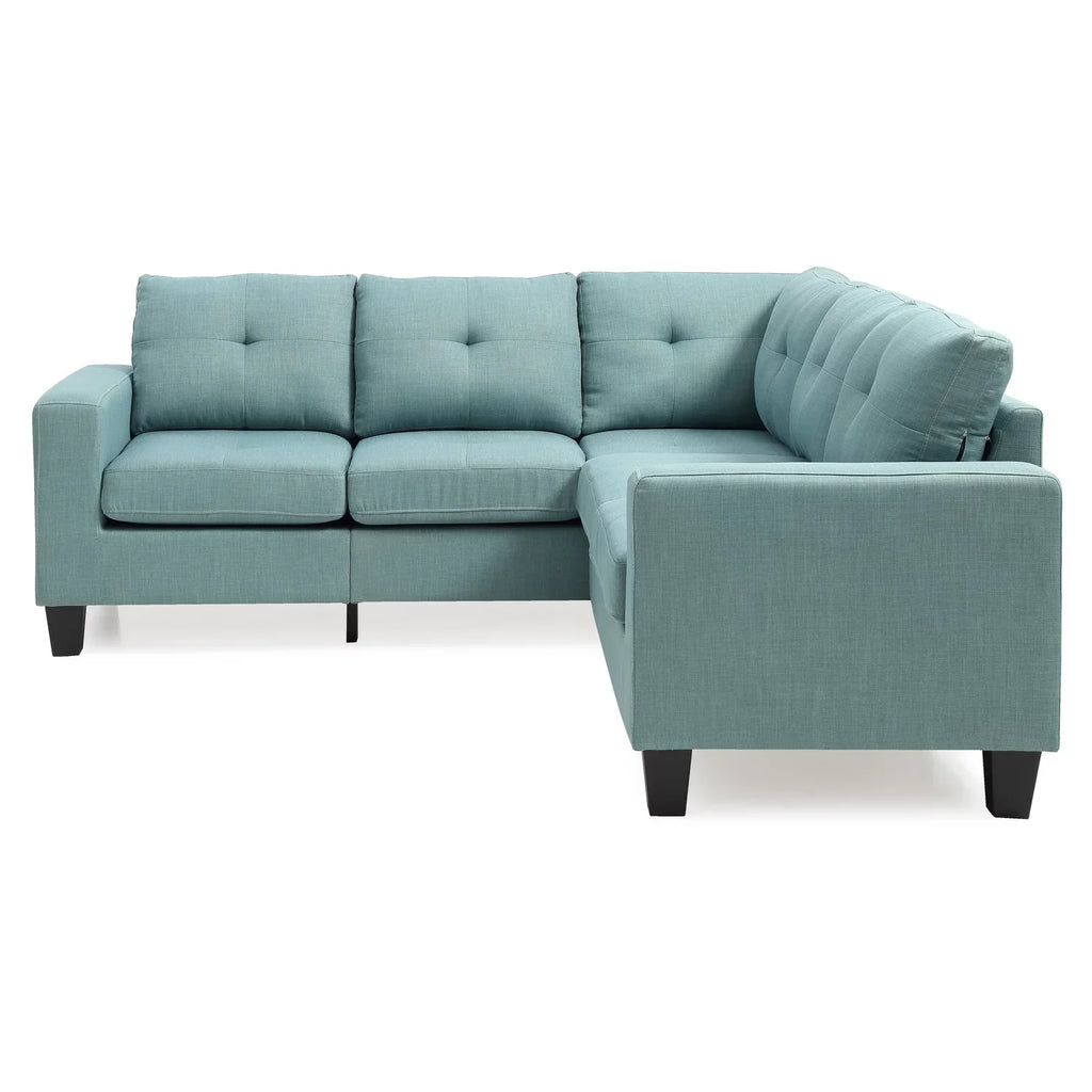 Homestock Retro Renaissance G500B-SC Sectional , TEAL