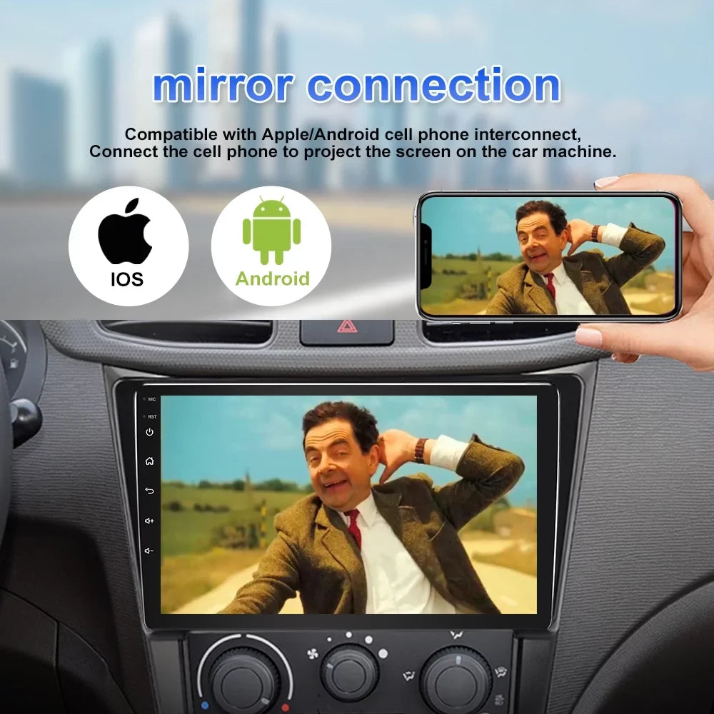 JMANCE 9 inch  CarPlay & Android Auto Car Stereo Receiver, Car Radio Compatible with 2010-2013 Mazda 3 with backup camera
