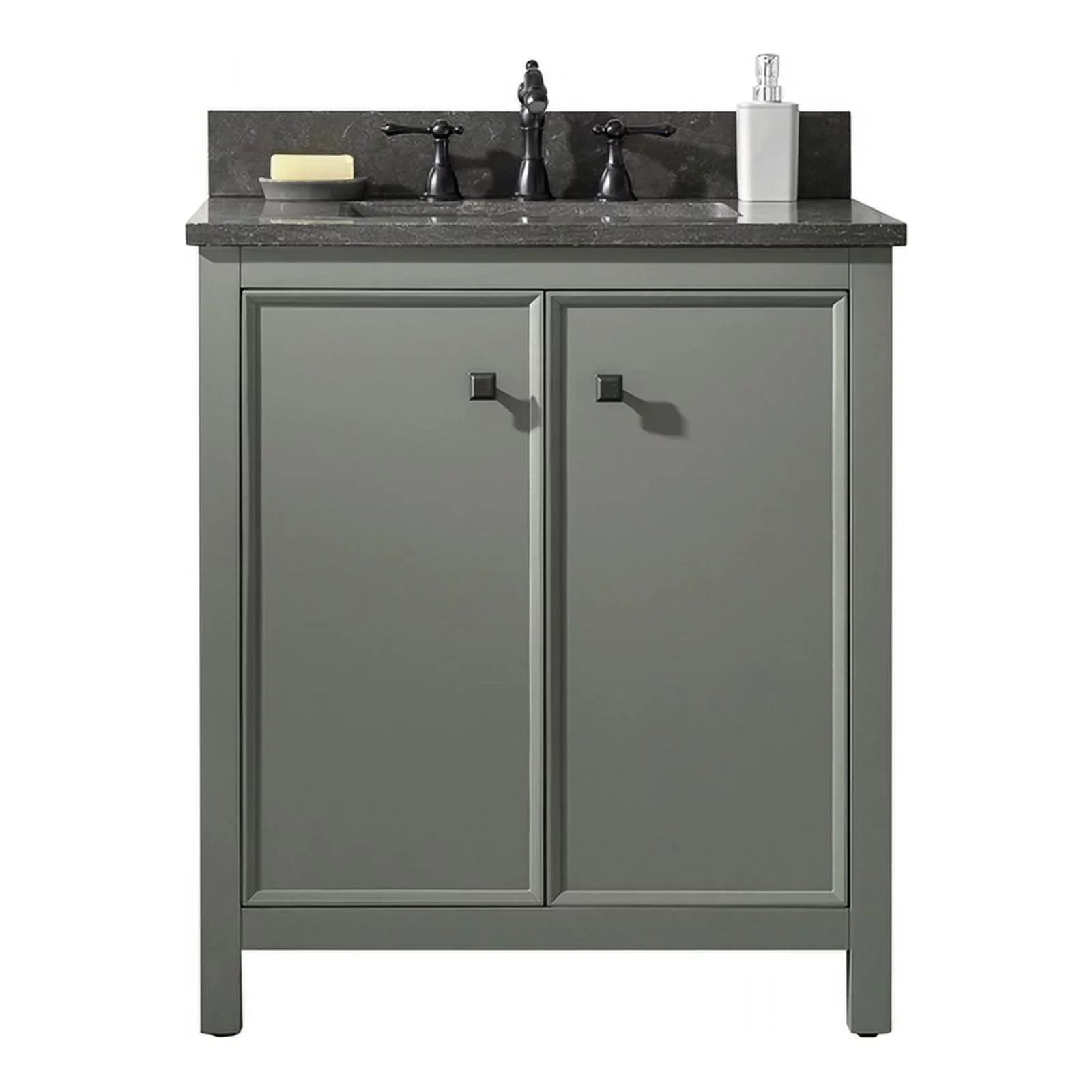 Legion Furniture 30" Contemporary MDF/Veneer Wood Sink Vanity Cabinet - Green