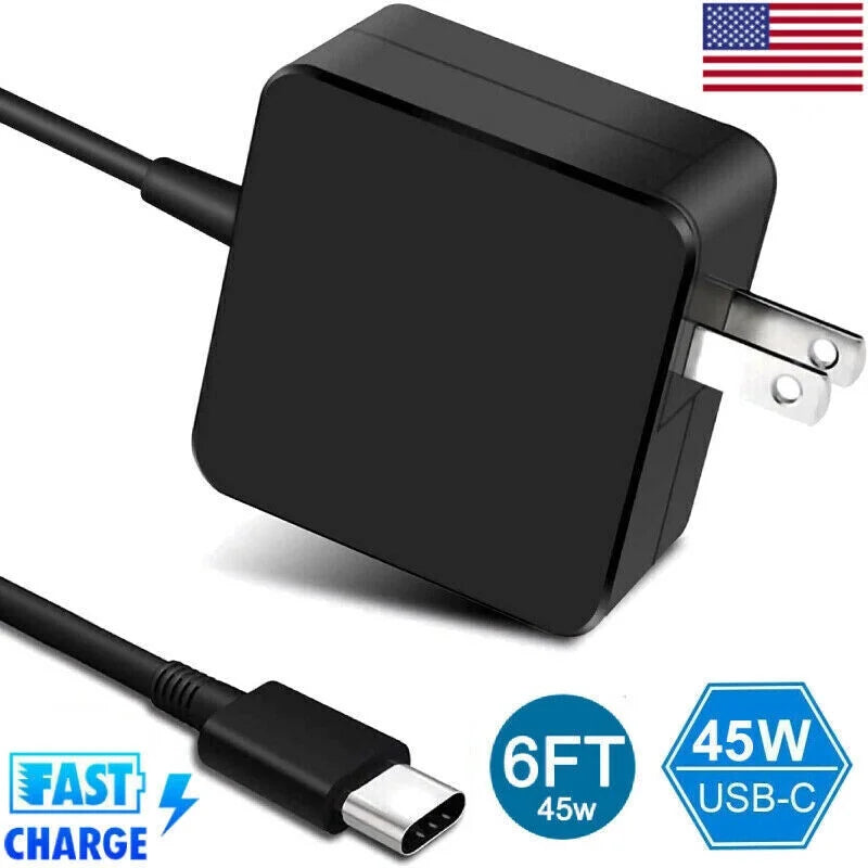 45W USB-C Charger Type C Laptop Adapter ADLX45YLC2D for  Chromebook 100e