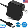 45W USB-C Charger Type C Laptop Adapter ADLX45YLC2D for  Chromebook 100e