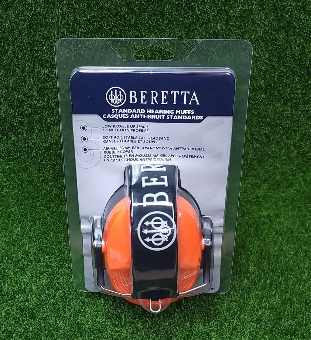 Beretta Safety Pro Earmuff, 25dB, Orange Fluorescent