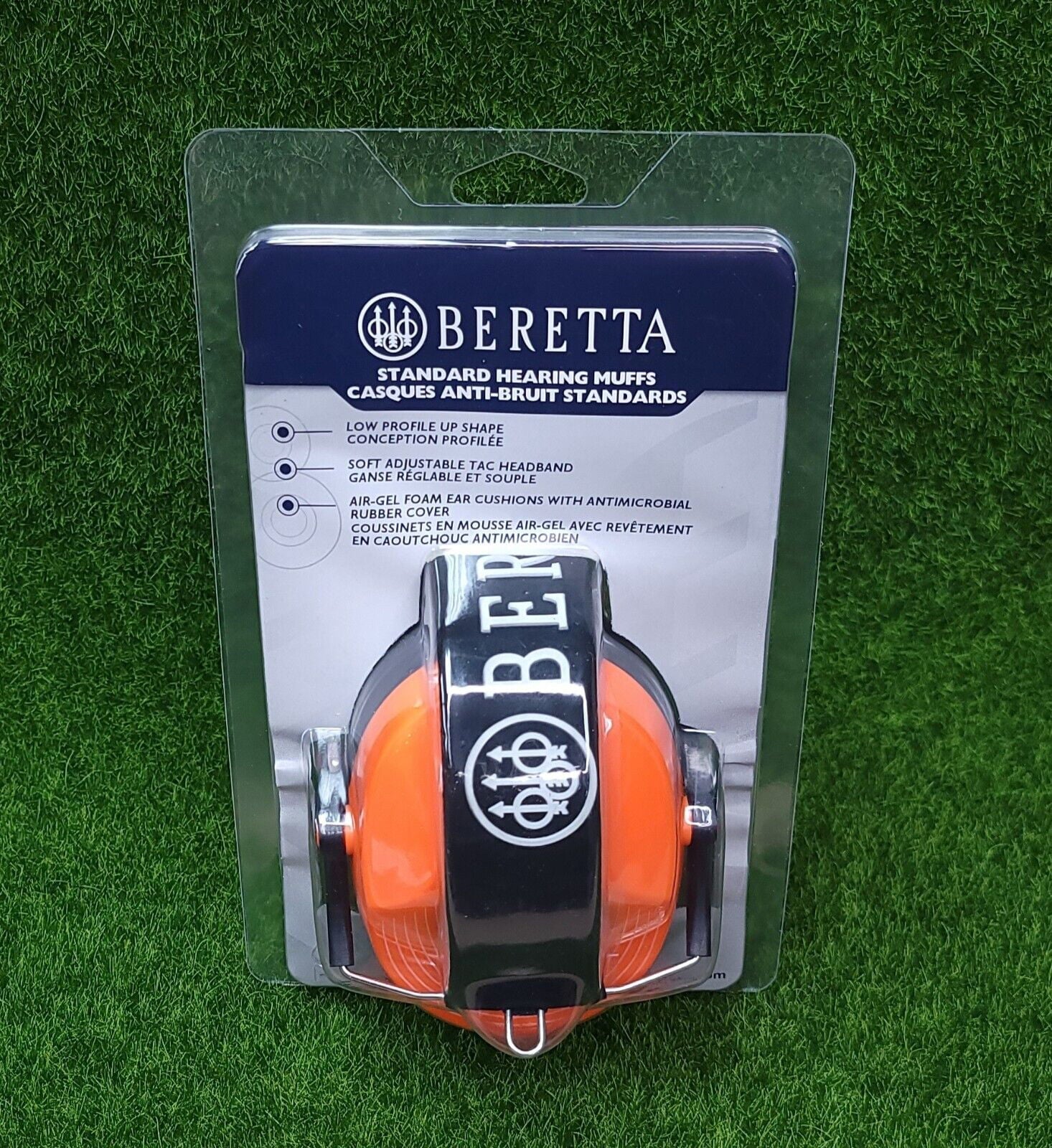 Beretta Safety Pro Earmuff, 25dB, Orange Fluorescent