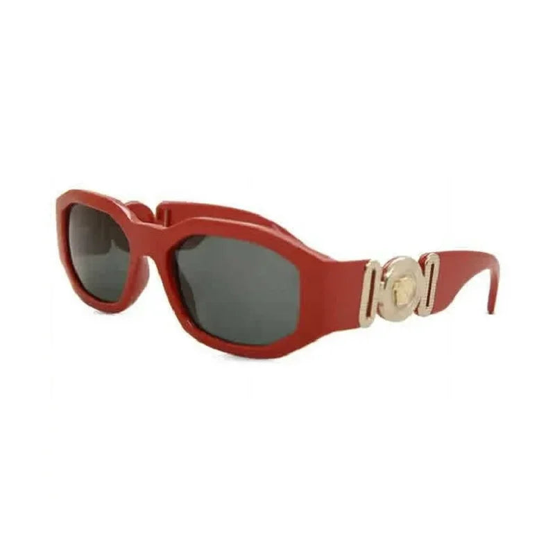 Versacce VE4361 Unisex's Plastic Geometric Sunglasses Red 53mm/16-140 Adult