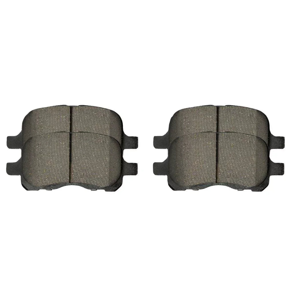 AutoShack Front Drilled Slotted Brake Rotors Black and Ceramic Pads Kit Driver and Passenger Side Replacement for 1998-2002 Toyota Corolla 1998 1999 2000 2001 2002 Chevrolet Prizm 1.8L FWD