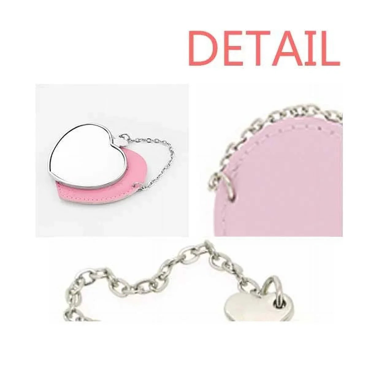 Famous Poetry Quote My Heart Joy Mirror Travel Purse Makeup Heart Pink