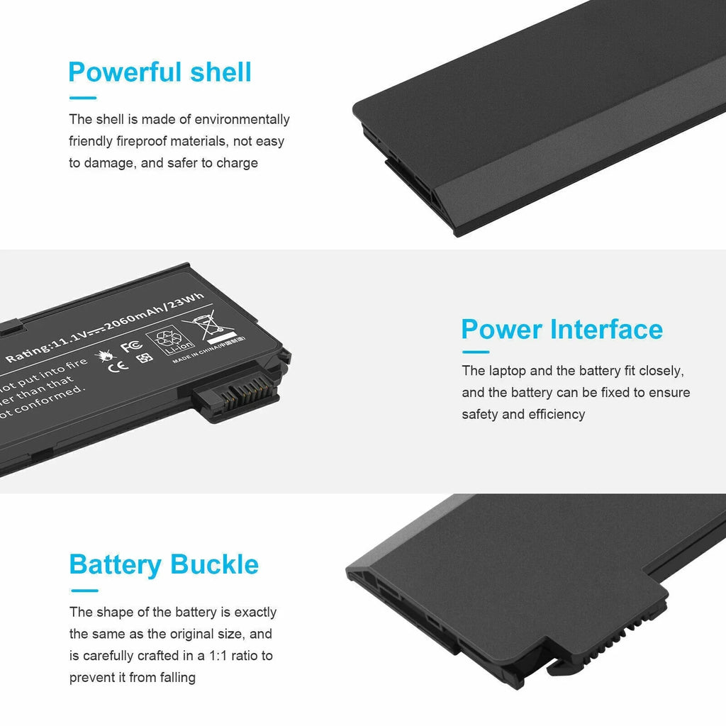 For  ThinkPad X240 T440 T450 X250 X260 T460 Battery 68+ 24Wh