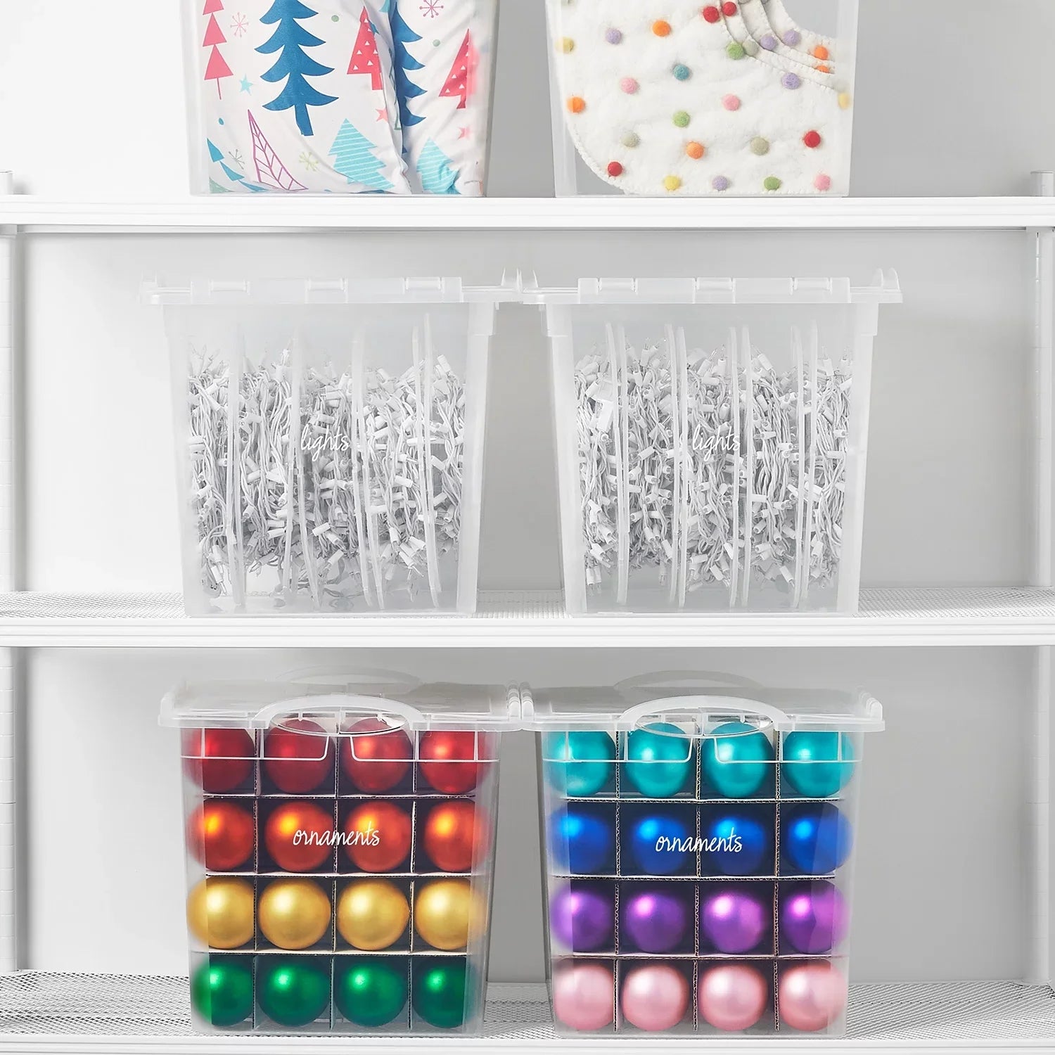 The Home Edit Christmas Light Storage Organizer, Set of 2