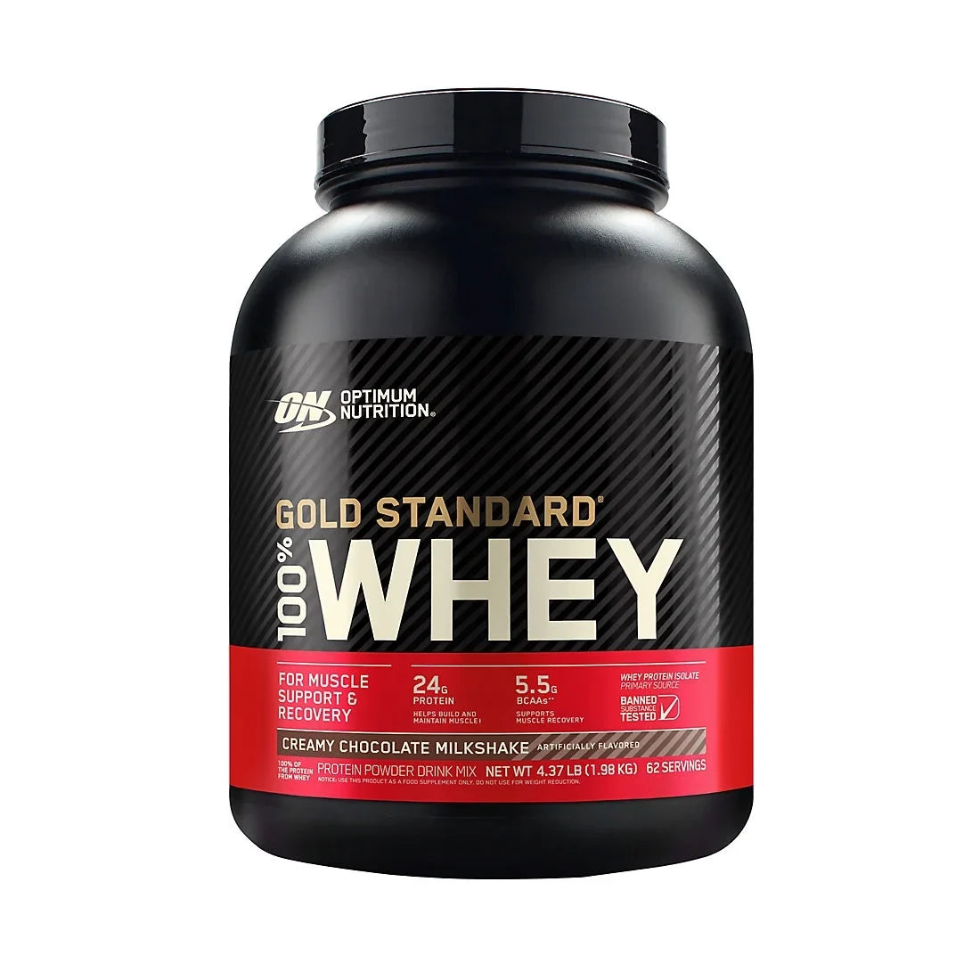 Optimum Nutrition Gold Standard Creamy ChocoLatitudee Milkshake Whey Protein Powder, 4.37 lbs.