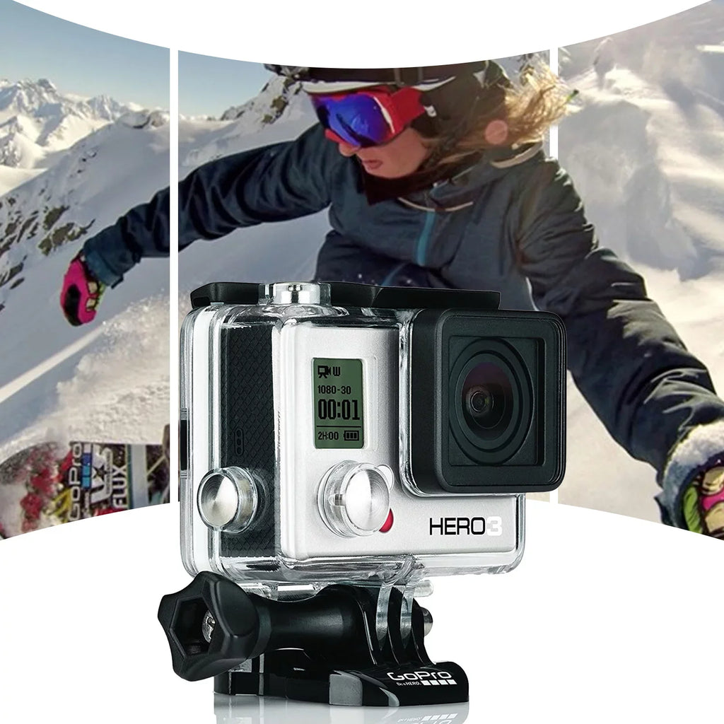Restored GoPro HERO3 White Edition Action Sports Camera 1080p 5.0 MP WiFi 131.2 ft Underwater Camcorder for Volgging, Travelling, Adventure (Refurbished)