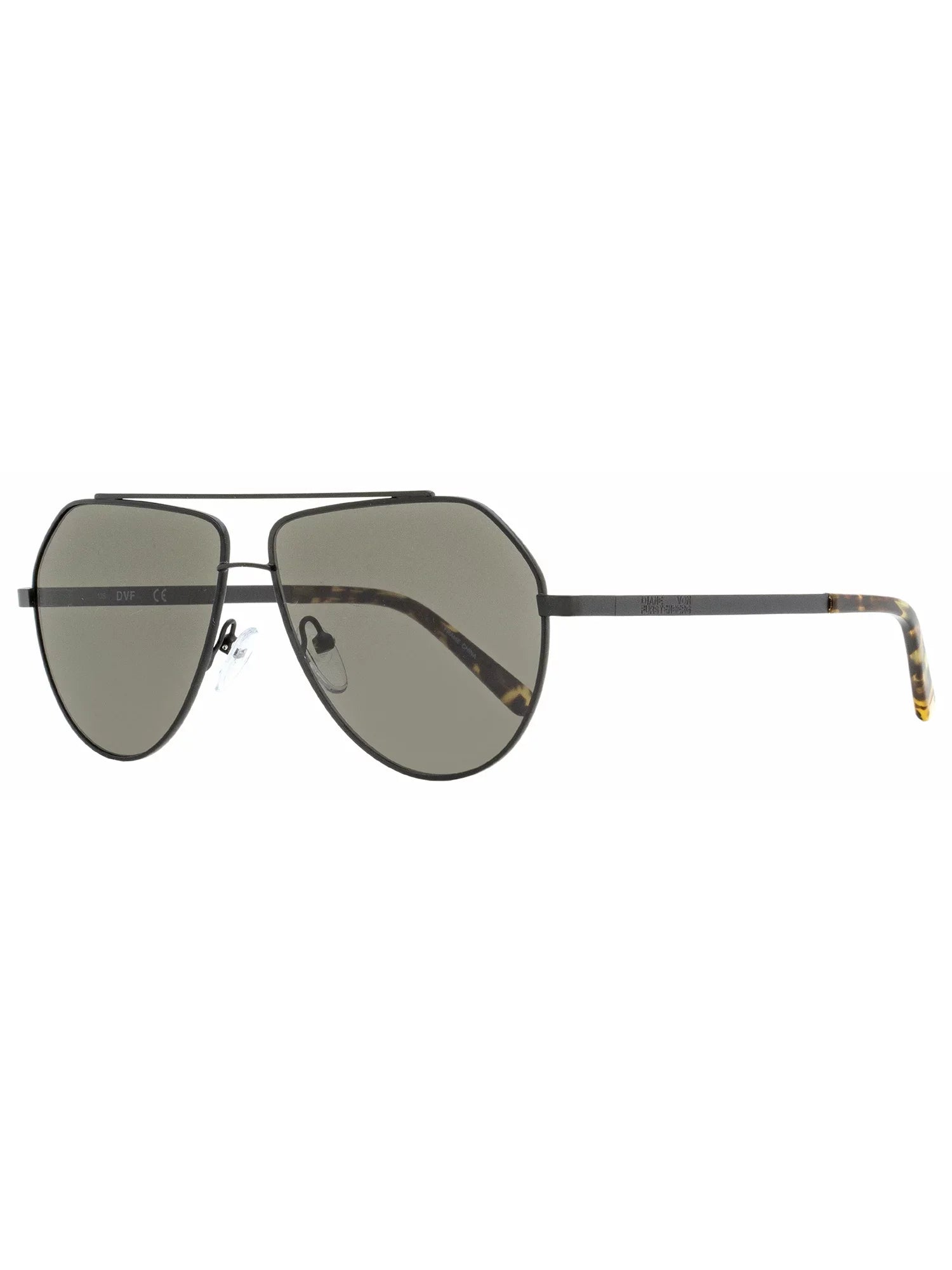 Diane Von Furstenberg Aria Sunglasses DVF150S 001 Matte Black 58mm 150