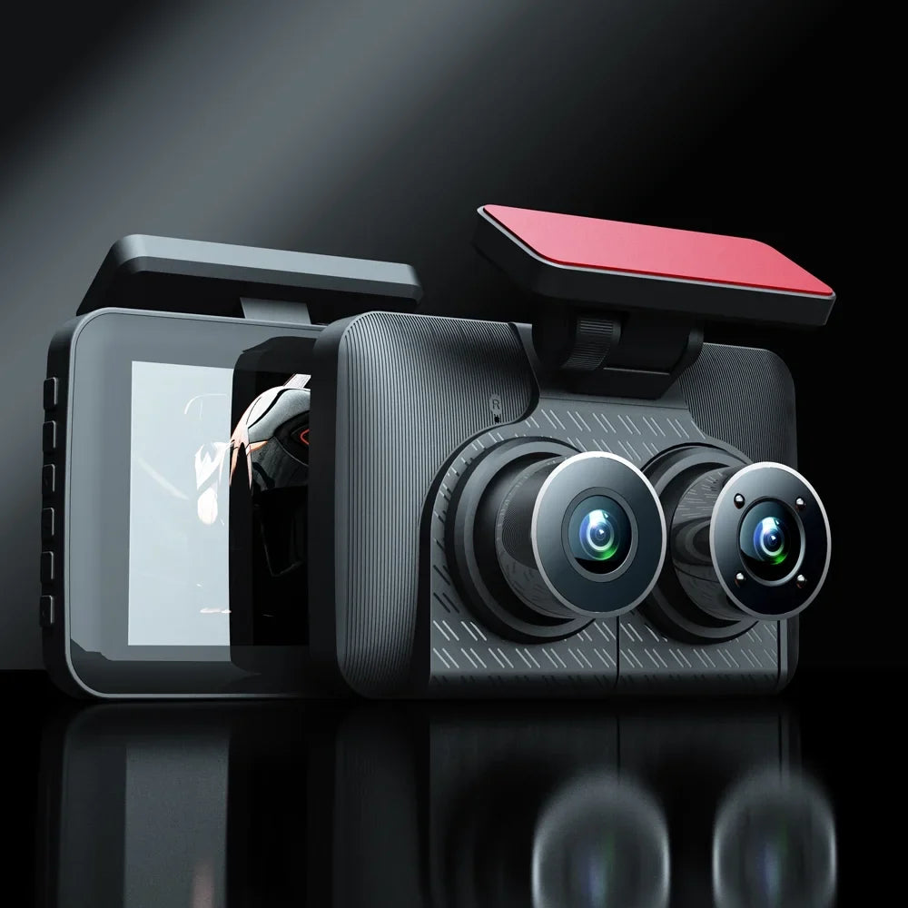 Dazzduo Dash Cam,Camera Auto Safety Mirror Car Video Cam Wide Car Camera 4in Clear Car Clear Car Rearview Car Video Wide Rearview Mirror Car Video Wide Car Car Camera Auto 3 Cam 4in Car Video