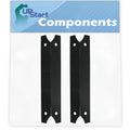 2-Pack BBQ Grill Heat Shield PLatitudee Tent Replacement Parts for Charmglow 810-7600-S - Compatible Barbeque Porcelain Steel Flame Tamer, Flavorizer Bar, Vaporizer Bar, Burner Cover 17 3/4"