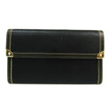 Pre-Owned Louis Vuitton Suhali Porte Tresor International M91836 Women's Suhali Leather Long Wallet (bi-fold) Noir (Good)