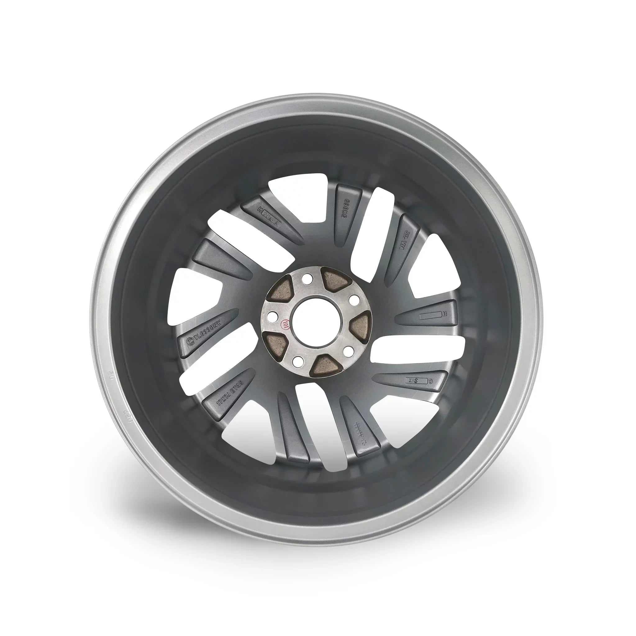 Velospinner Alloy 17" x 7" Automotive Rim Brand New Single Silver Wheel for Honda CR-V 2015, 2016 Twisted spoke OEM Quality Replacement 64069A