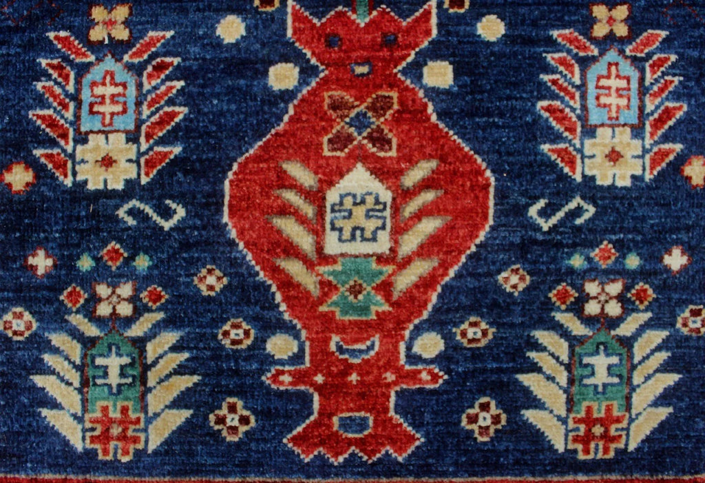 Aria Darnisha Blue/Red Rug, 9'2" x 12'8"