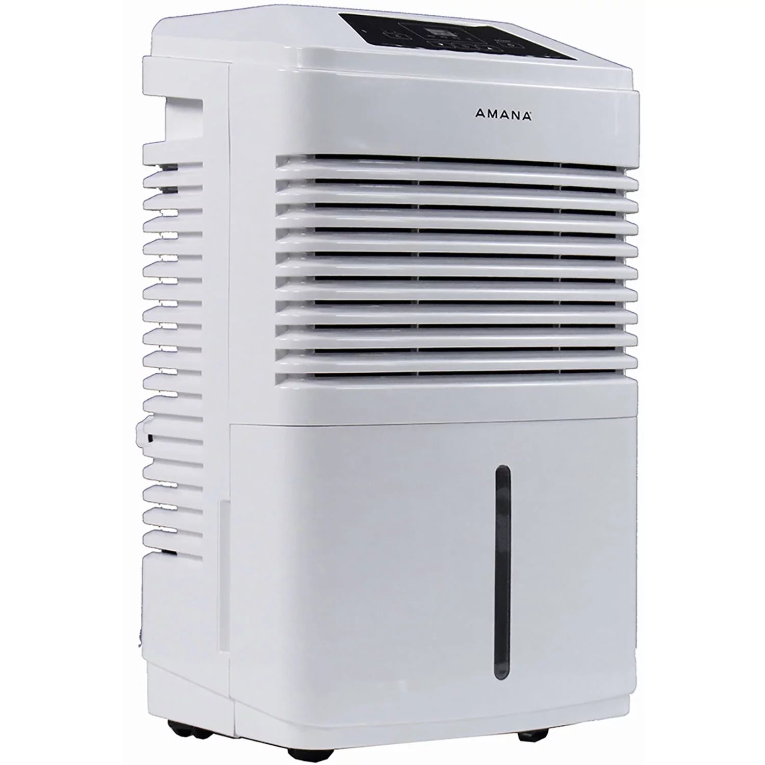 Restored Amana 48 Pt 1,800 Sq Ft Dehumidifier in White - Adjustable Humidistat, Automatic Shut-off (Refurbished)