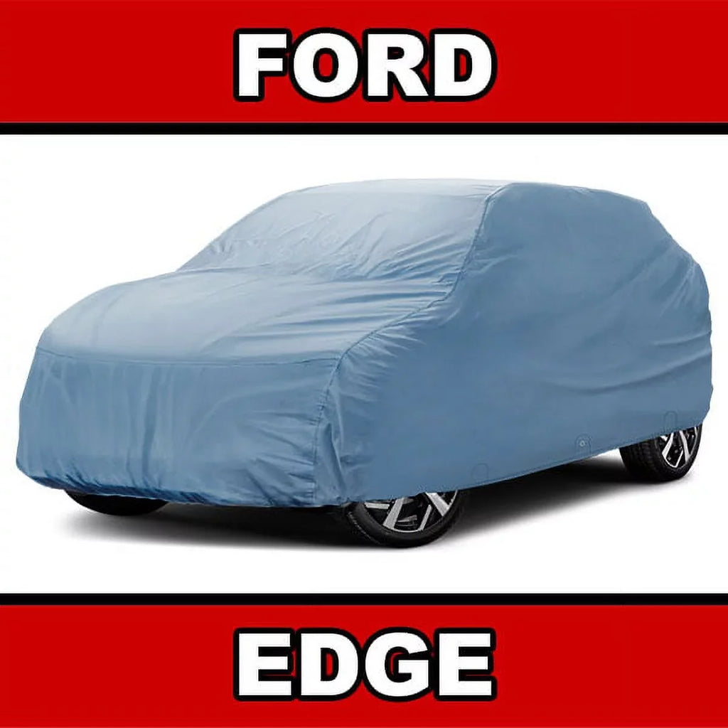 iCarCover Fits [Ford Edge] 2015 2016 2017 2018 2019 2020 2021 2022 For Automobiles Waterproof Full Exterior Hail Snow Indoor Outdoor Protection Heavy Duty Custom SUV Car Cover