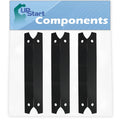 3-Pack BBQ Grill Heat Shield PLatitudee Tent Replacement Parts for Charmglow 81022501 - Compatible Barbeque Porcelain Steel Flame Tamer, Flavorizer Bar, Vaporizer Bar, Burner Cover 17 3/4"