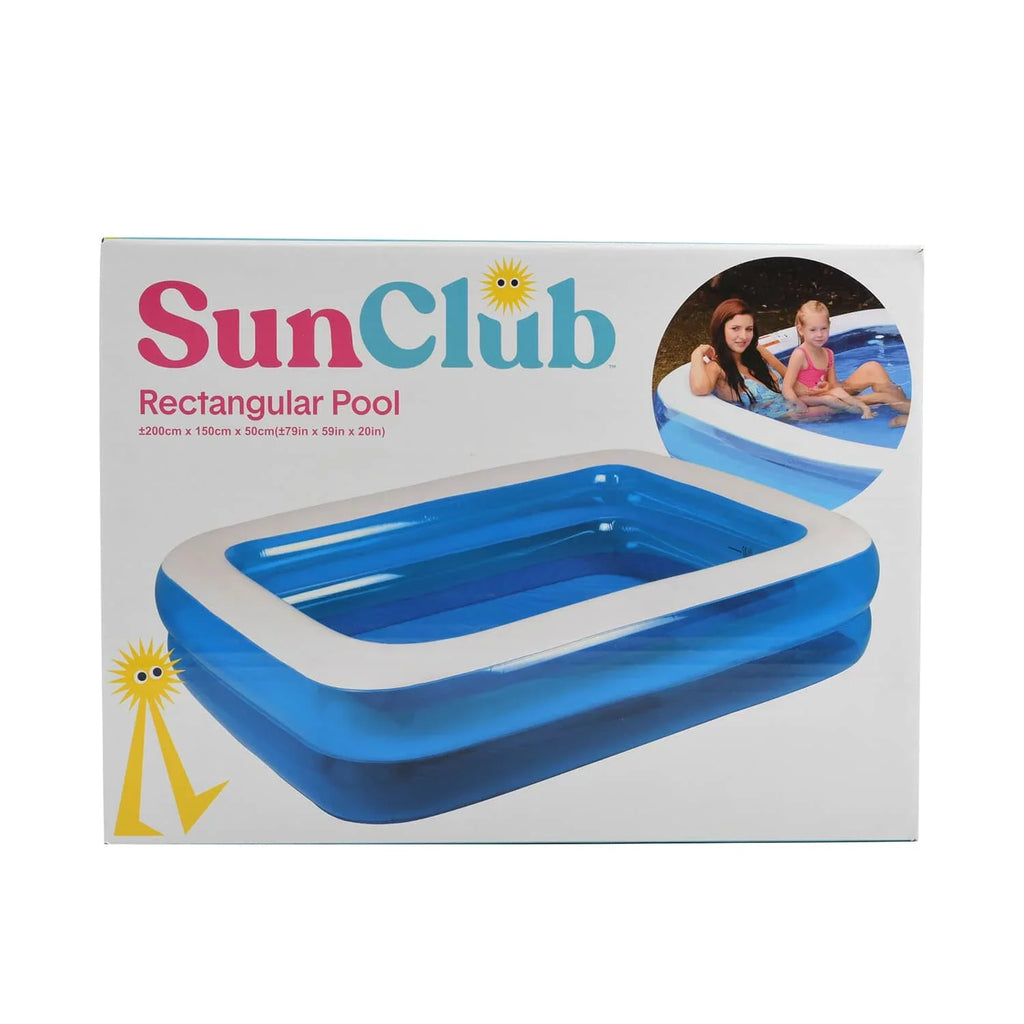 Shop LC Sun Club Rectangular Pool Swimming Portable Family Lounge Bath Pools for Kids Birthday Mothers Day Gifts for Mom