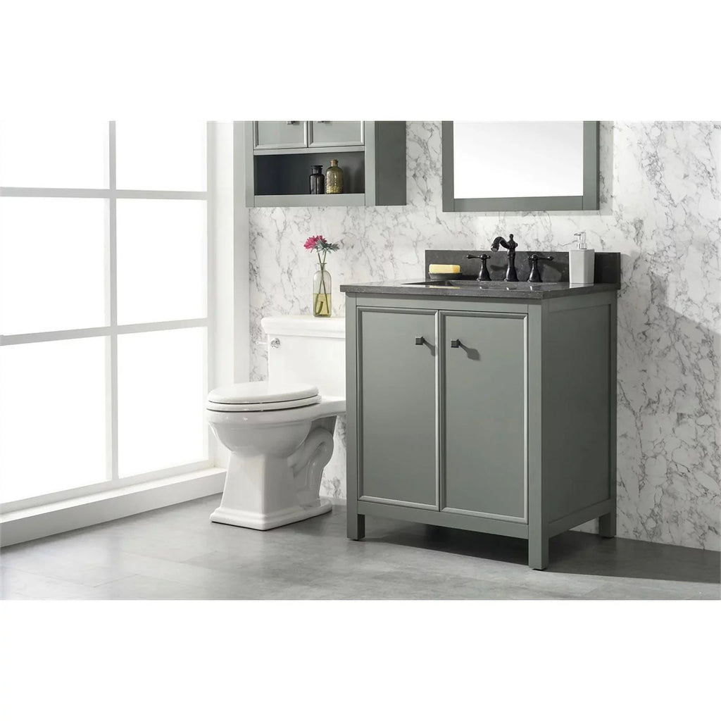 Legion Furniture 30" Contemporary MDF/Veneer Wood Sink Vanity Cabinet - Green