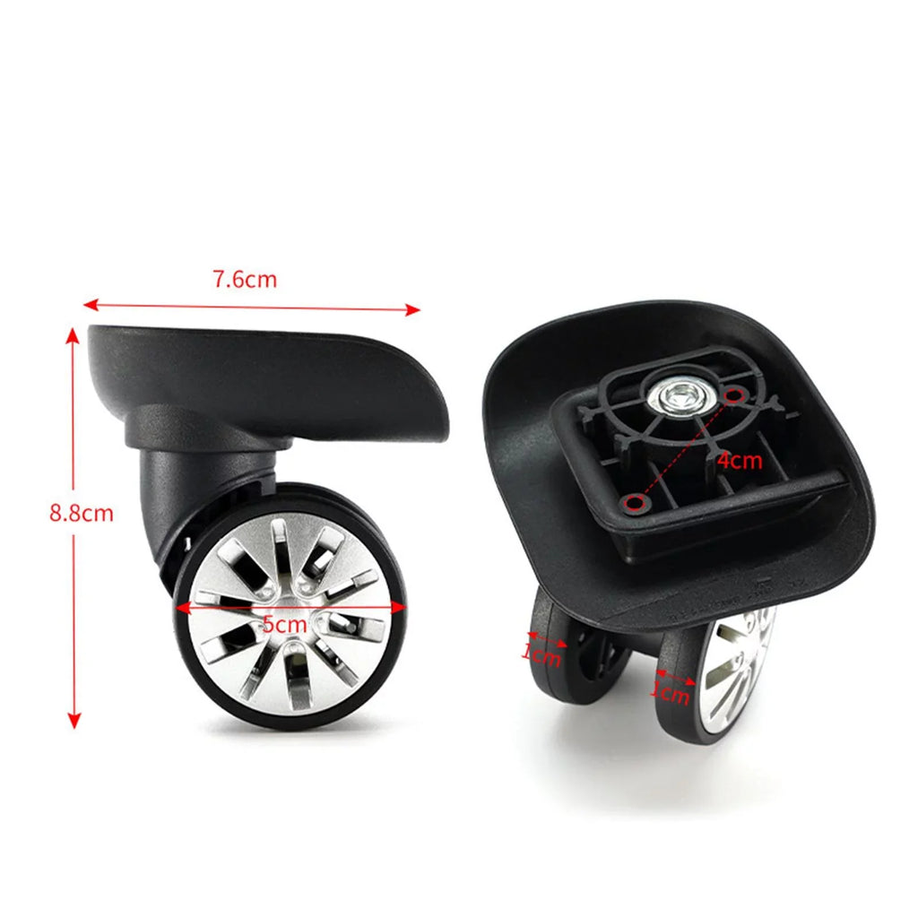 4Pcs Luggage Wheels Replacement Caster Wheels for Trolley Case Suitcase Bag