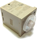 New H3CR-F8 100-240AC | H3CRF8AC100240D | 667955 | OMRON Timer, 8-PIN, 1/16DIN (48 X 48MM), Twin DIAL, Flicker Off DELAY, 0.05S-300H, DPDT, 5 A