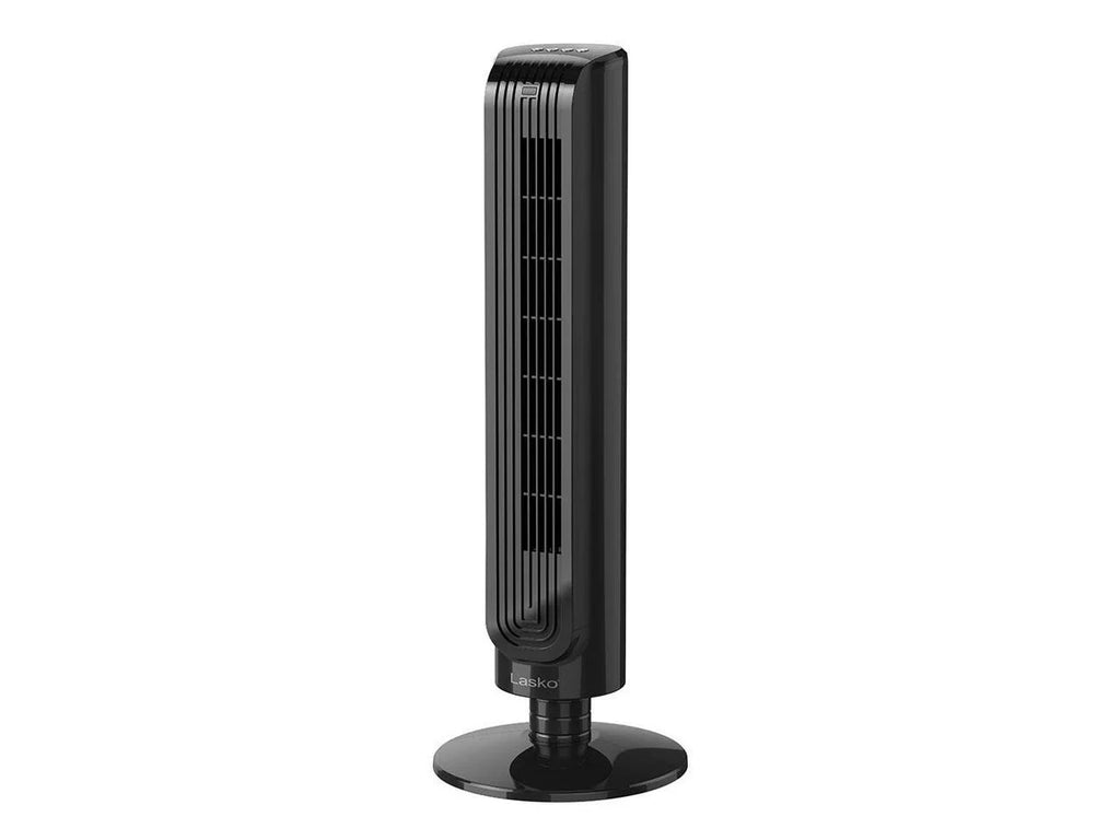 Lasko 32 Inch Slim Portable 3 Speed OscilLatitudeing Tower Fan with Remote
