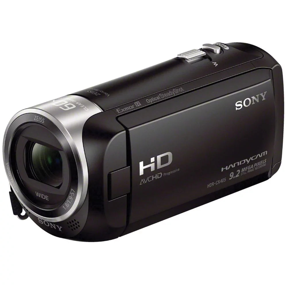 HDR-CX405 HD Handycam + Extra Battery + LED - 16GB Kit