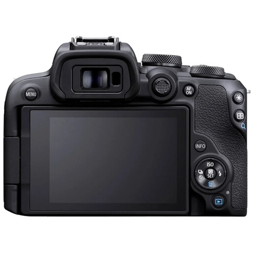 EOS R10 Mirrorless Camera (Body Only) with SanDisk 128GB Memory Card + Case + SV Premium Accessory Bundle