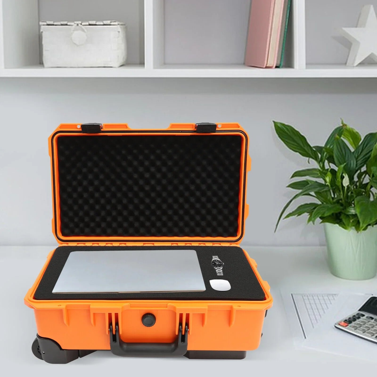 22-Inch Multi-Purpose Case Camera Box W/Customizable Foam IP67 Waterproof Protective Camera Case
