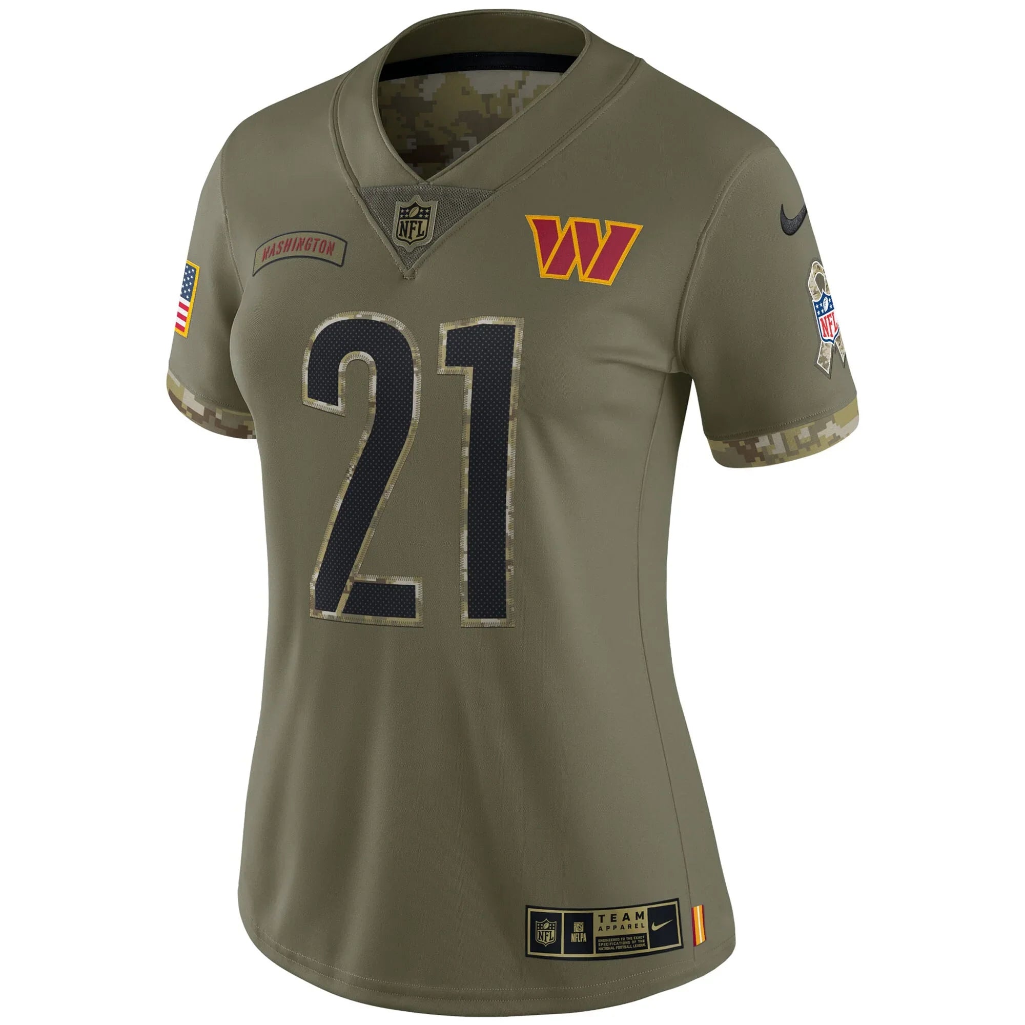 Women's Nike Sean Taylor Olive Washington Commanders 2022 Salute To Service Retired Player Limited Jersey