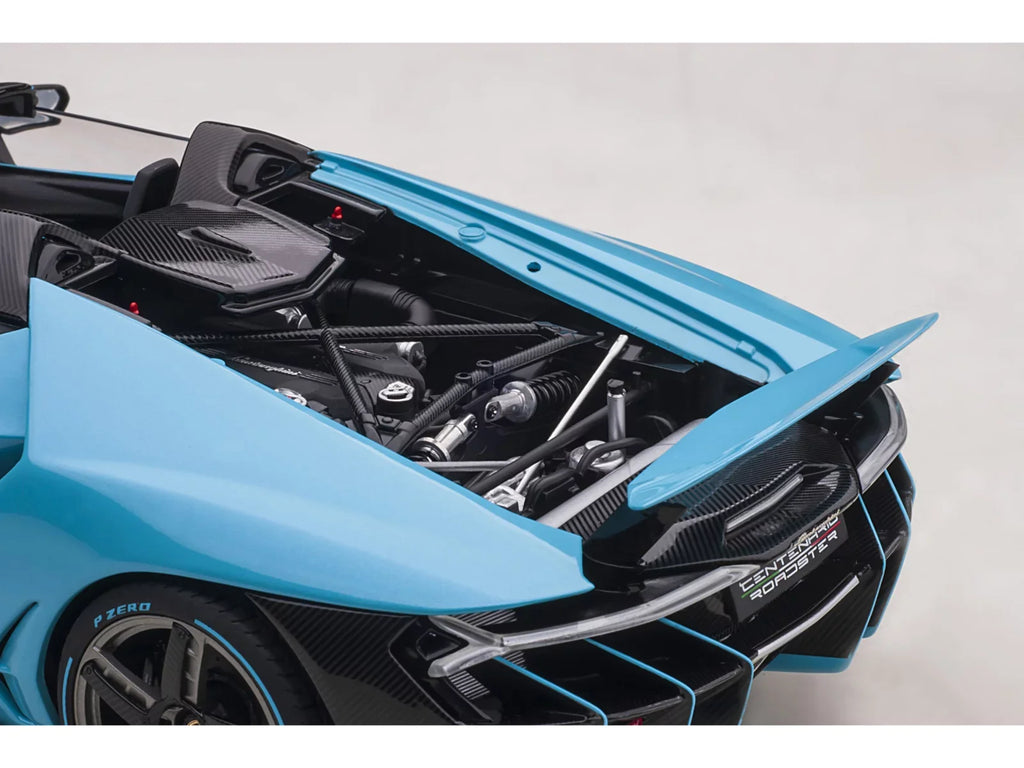 Lamborghini Centenario Roadster Blu Cepheus / Pearl Blue 1/18 Model Car by Autoart