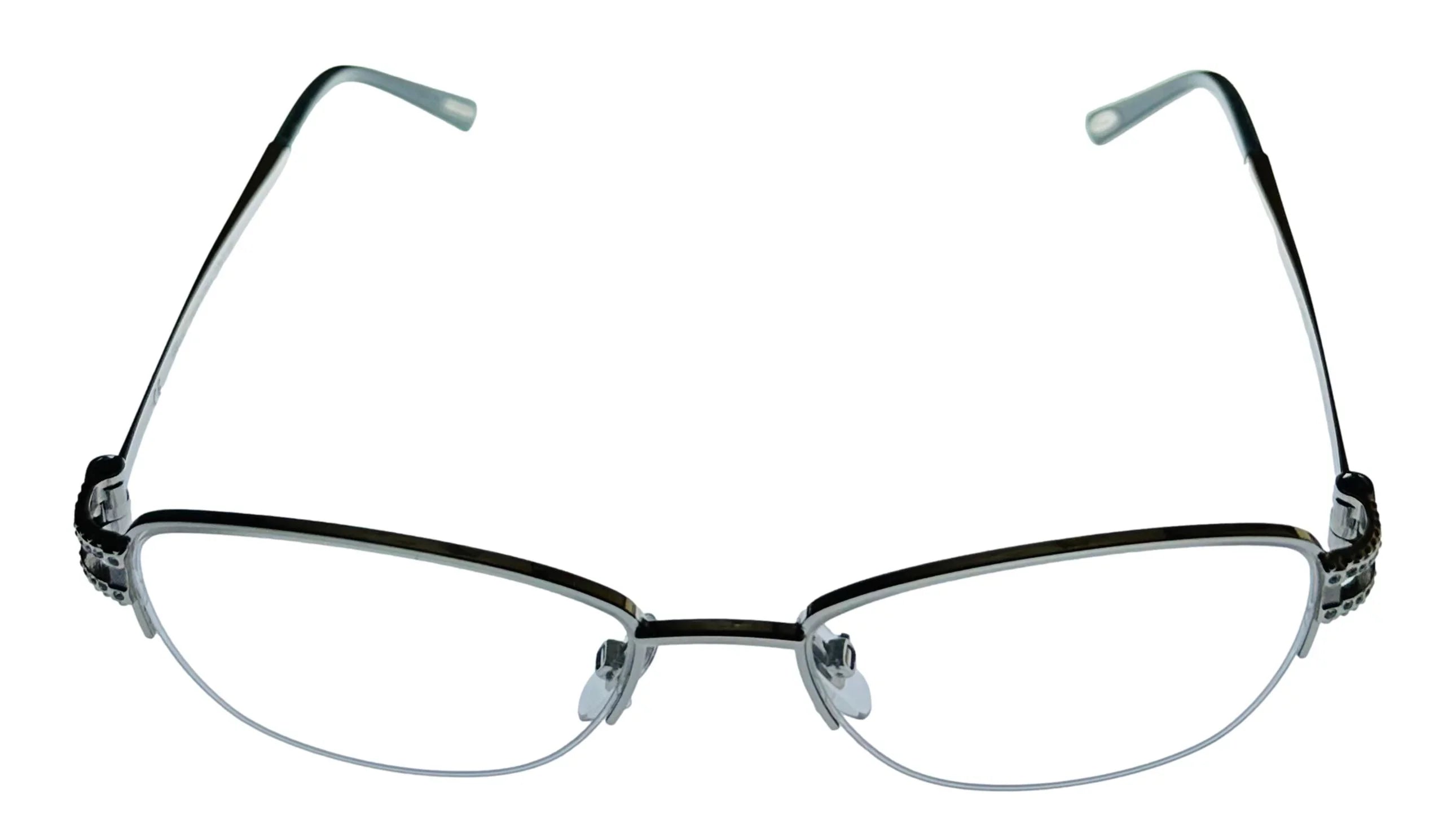 Chopard Women's Eyewear Rimless Square Silver PLatitudee Metal VCH052S 579Y 52mm