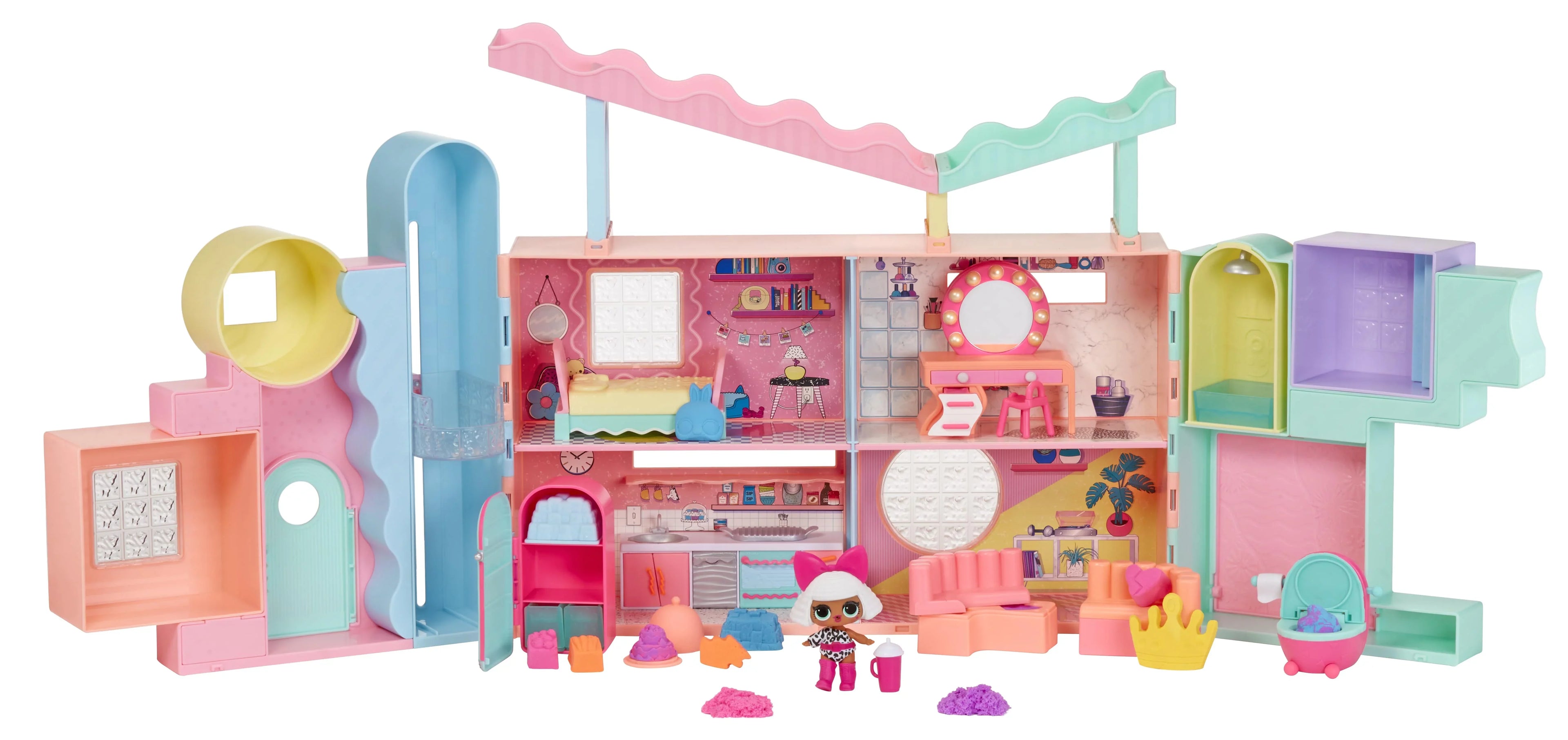 LOL Surprise Squish Sand Magic House Playset with Tot, Ages 4+