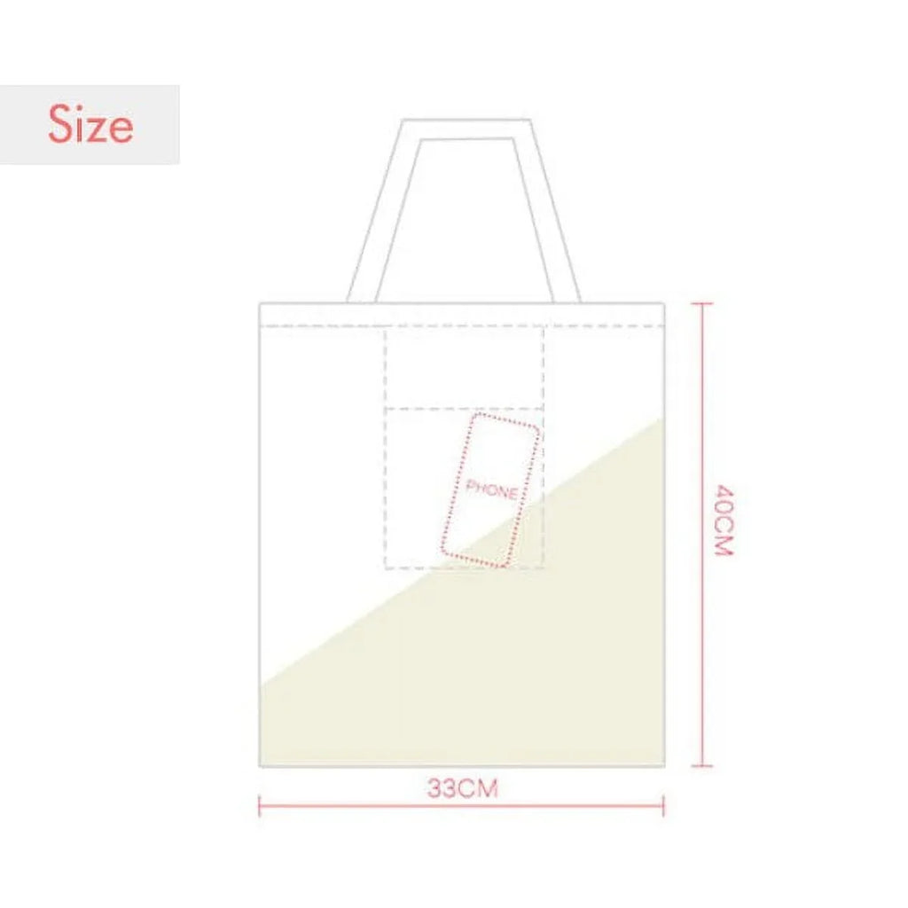 Japan Country Flag Name Tote Canvas Bag Shopping Satchel Casual Handbag
