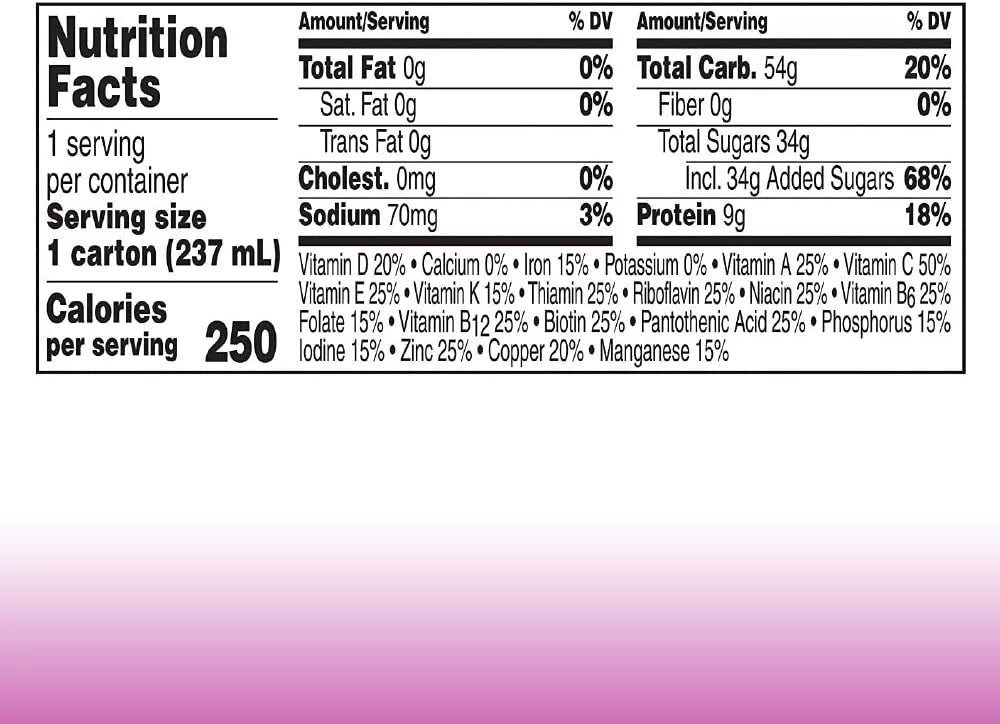 Boost Breeze Nutritional Drink Wild Berry, 8 ounce Carton, 24 Count