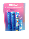 Amika Alternate Hydrality Kit: Hydro Rush Shampoo 9.2oz Hydro Rush Conditioner 9.2oz Hydro Rush Leave In Conditioner 6.7oz Dream Routine Overnight Treatment 1oz