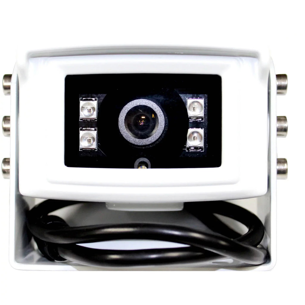 BOYO VTB301MA White Marine Bracket Camera with Built-in Mic and Night Vision