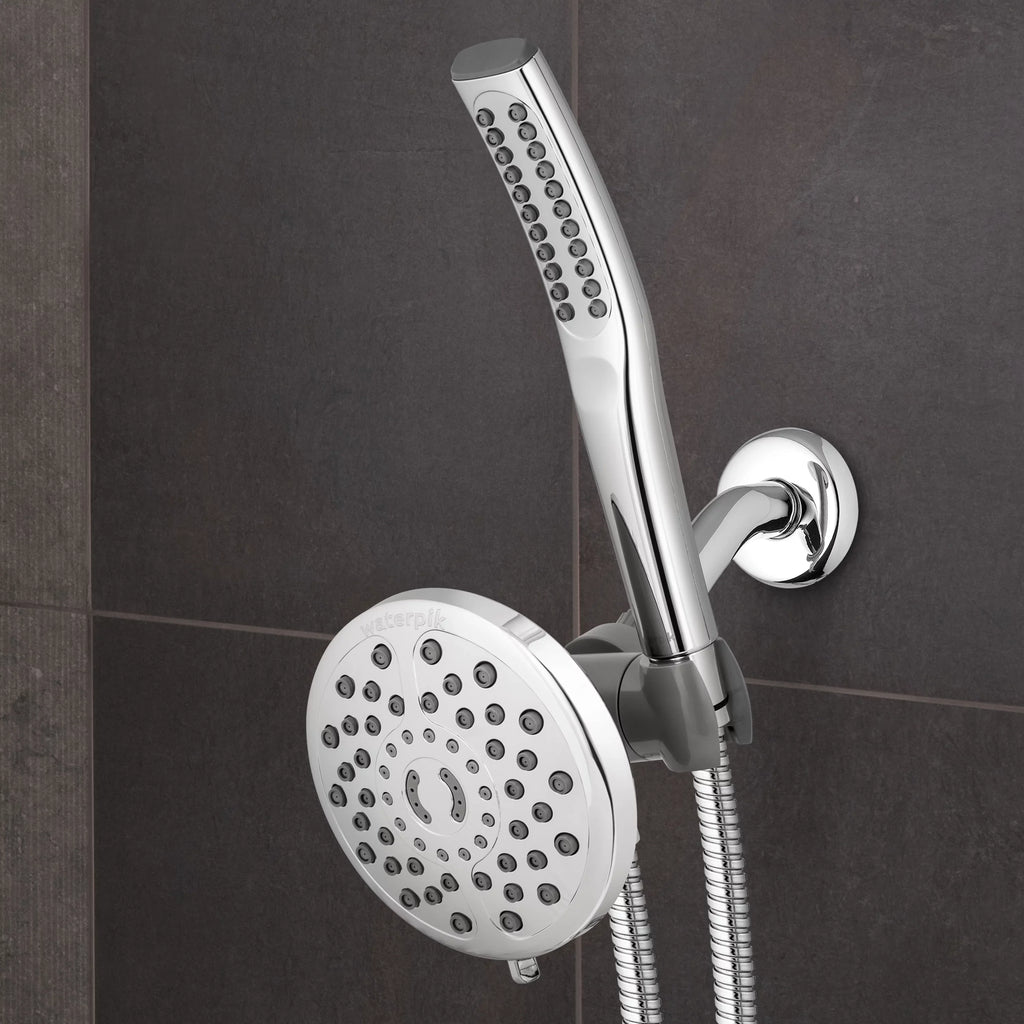 Waterpik PowerWand Spa Combo Shower with PowerPulse Massage, Chrome, XIB-633E-SBX-183ME