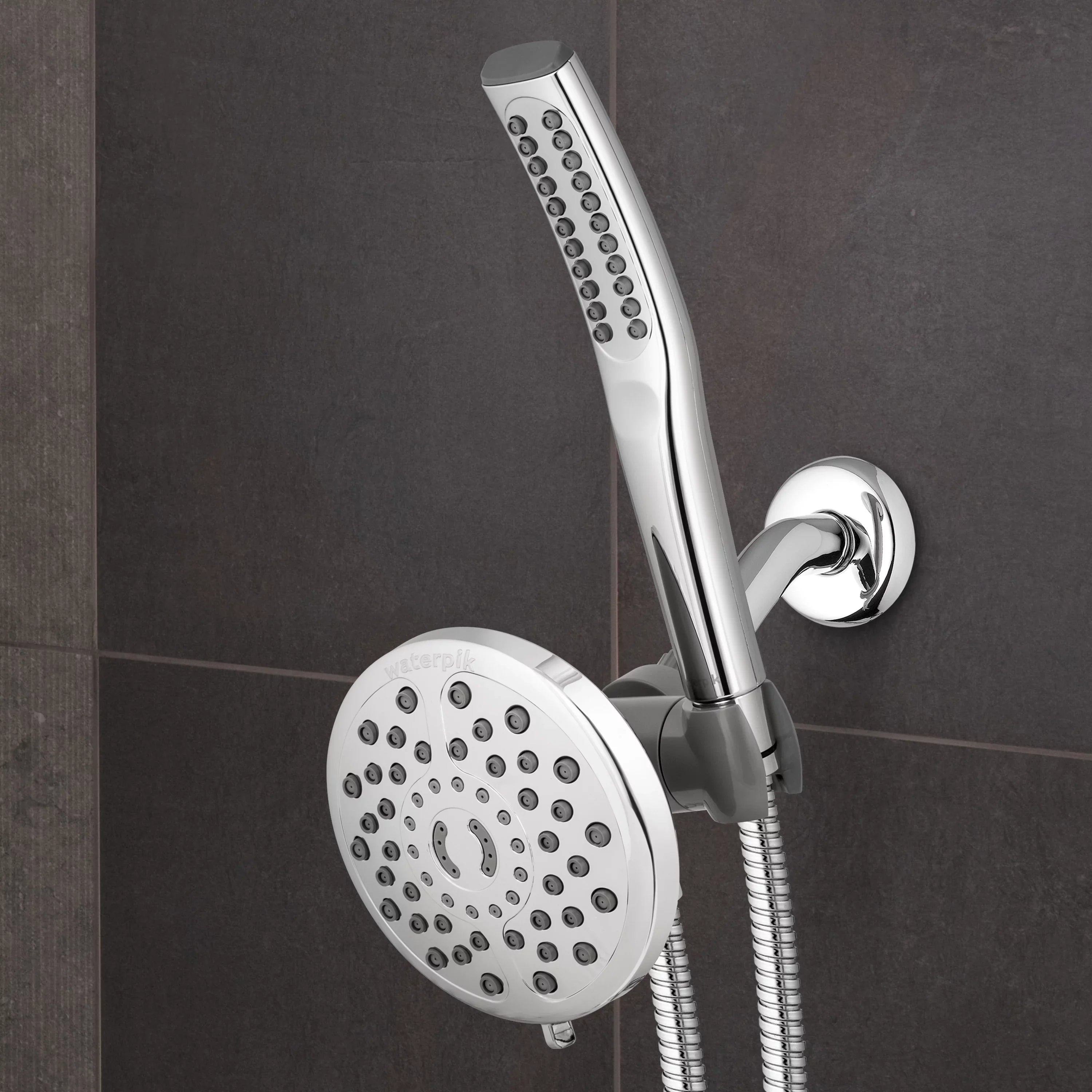 Waterpik PowerWand Spa Combo Shower with PowerPulse Massage, Chrome, XIB-633E-SBX-183ME